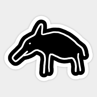 Boar Minimal Sticker